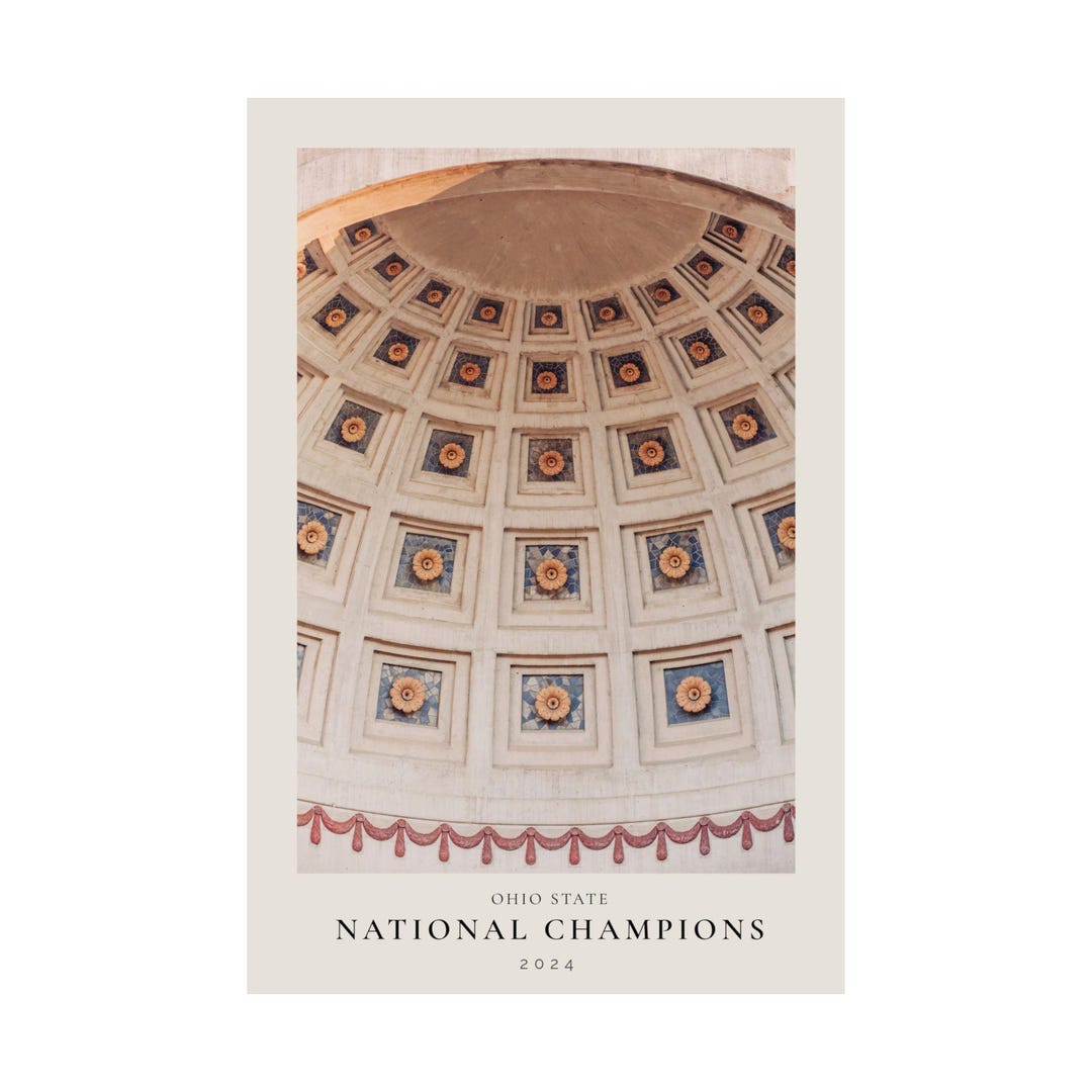 OSU National Championship POSTER Wall Art Ohio State National Champions — free download
