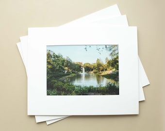3 Matted Prints of Your Choice, 8x10, Mirror Lake, OSU Alumni, Ohio State printed art, classic college, office desk print, gift for him/her
