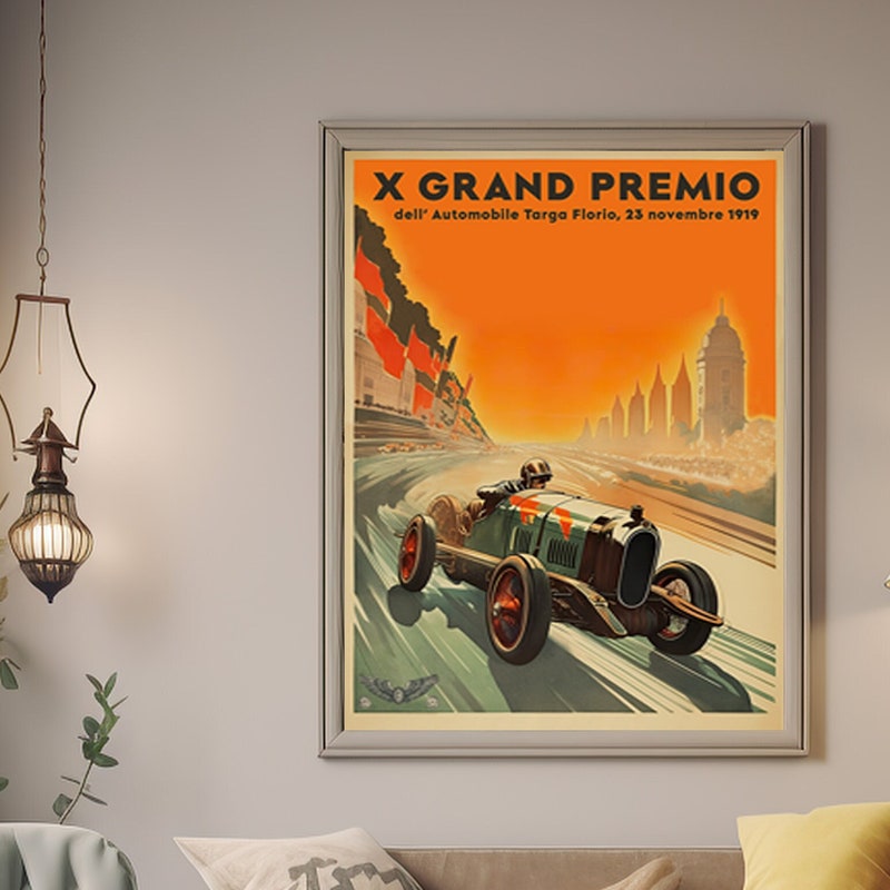 Racing Poster - Etsy