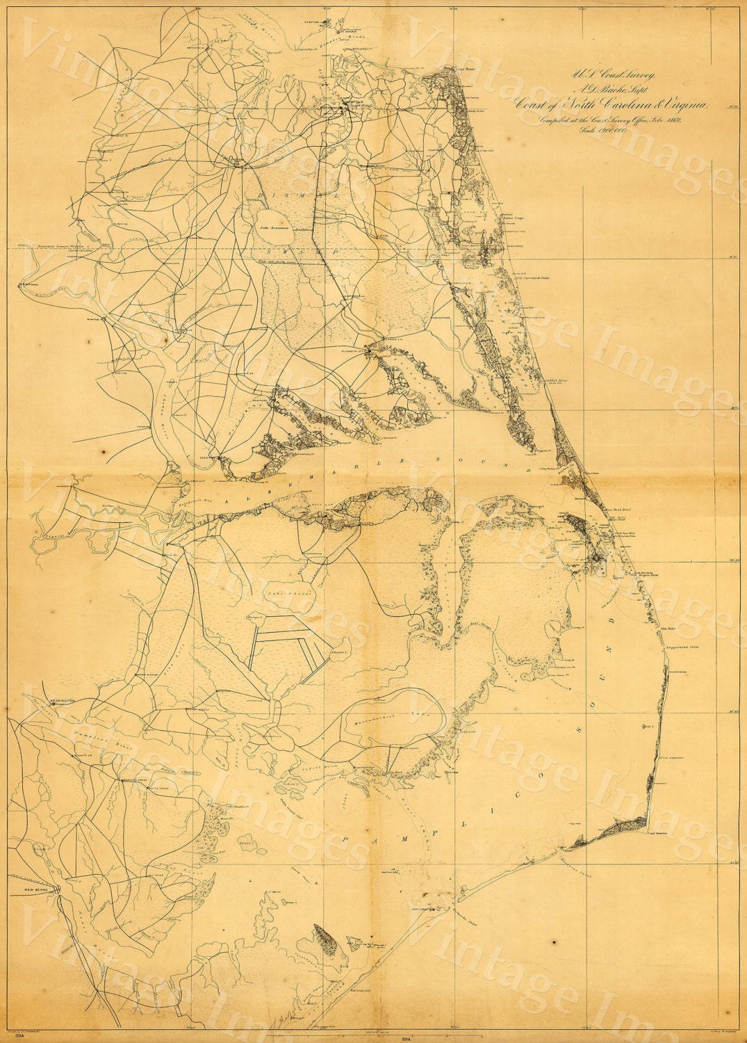 Outer Banks Ferry System Map