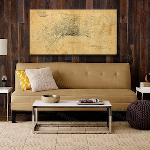 Nashville Map Old Map of Nashville Tennessee 1860 Vintage Old Nashville City map large WALL Map Poster Home Decor Housewarming gift idea