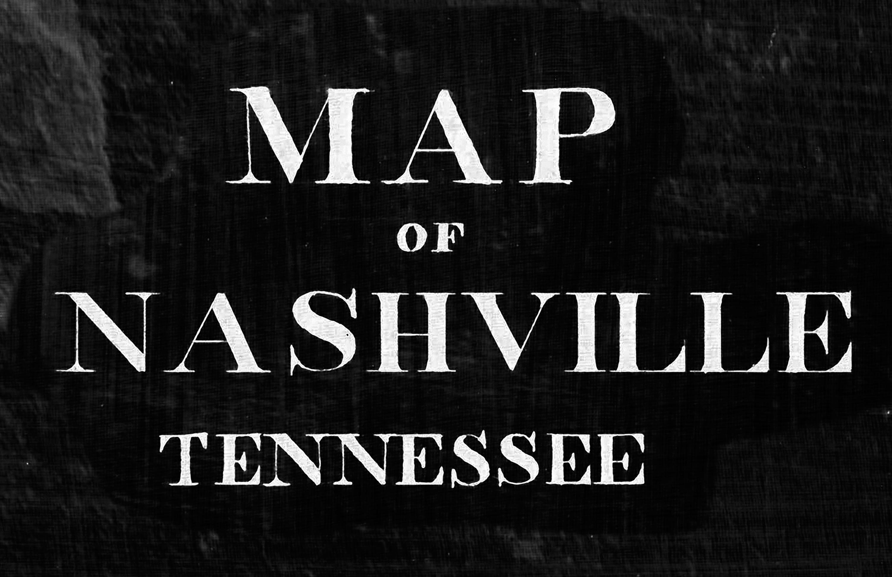 1860 Black Nashville Map restoration style Vintage Nashville ... 1860 Black Nashville Map restoration style Vintage Nashville ...