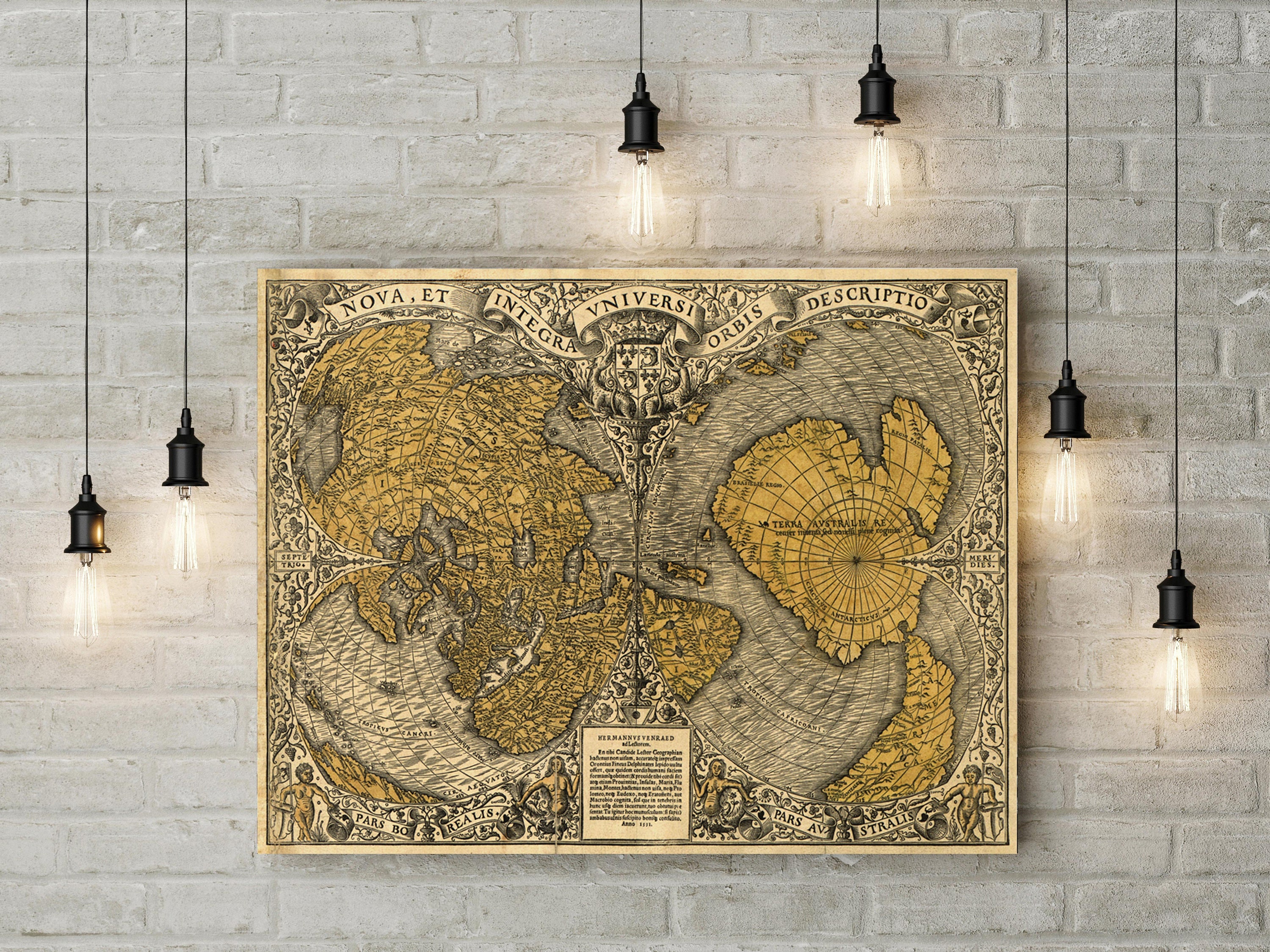 MAPA MUNDI Sapere Aude Mural