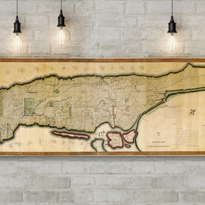New York Kaart New York Print Manhattan Kaart NYC New York Poster New York NY Kaart Afdrukken Manhattan City Map Afdrukken NYC Kaart New York gift kaart kunst