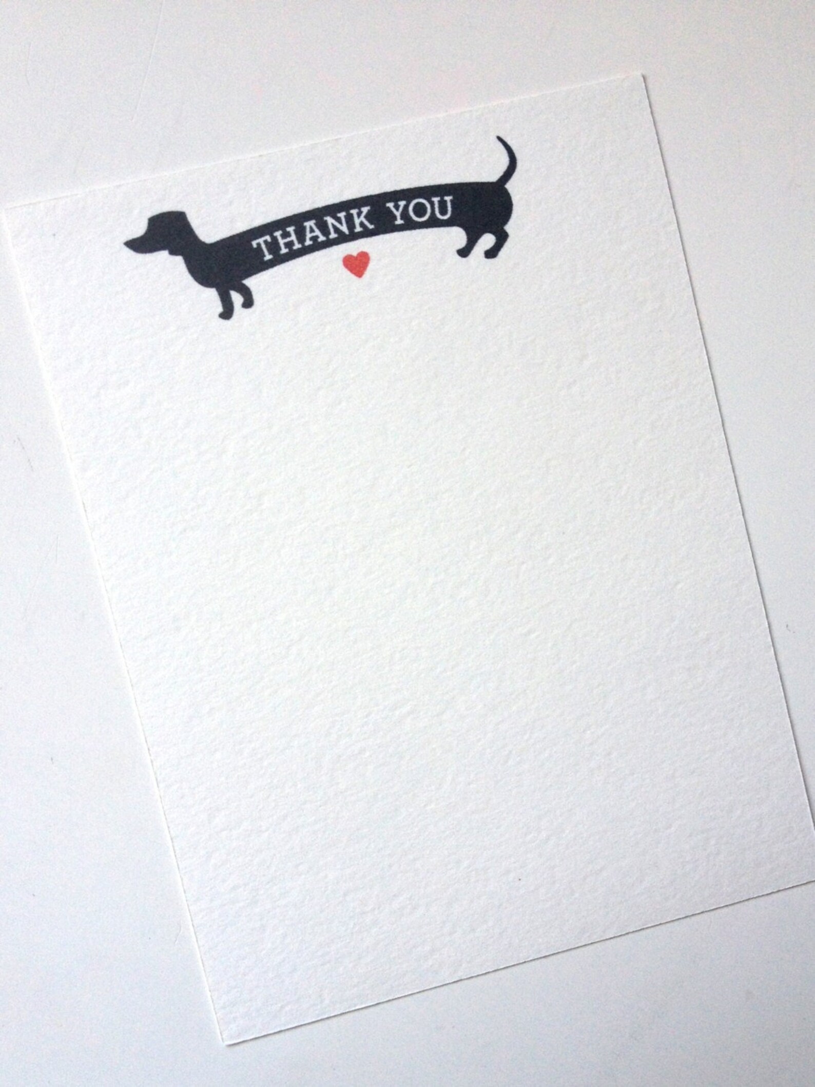 Printable Weiner Dog Thank You Notes - Etsy