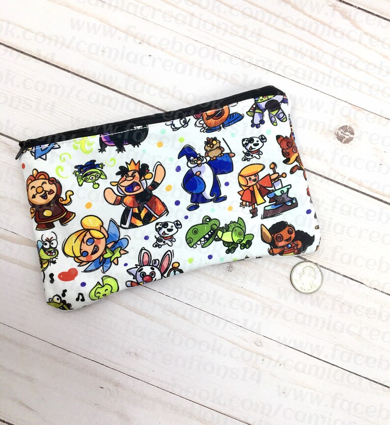organization Ready to Ship Custom Jelly Friends Zipper Pouch Bag purse