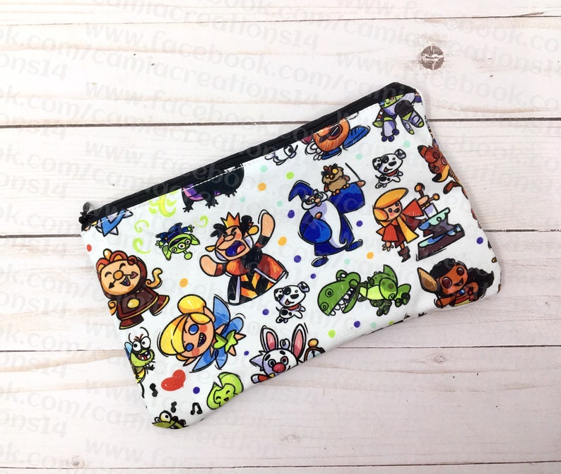organization Ready to Ship Custom Jelly Friends Zipper Pouch Bag purse