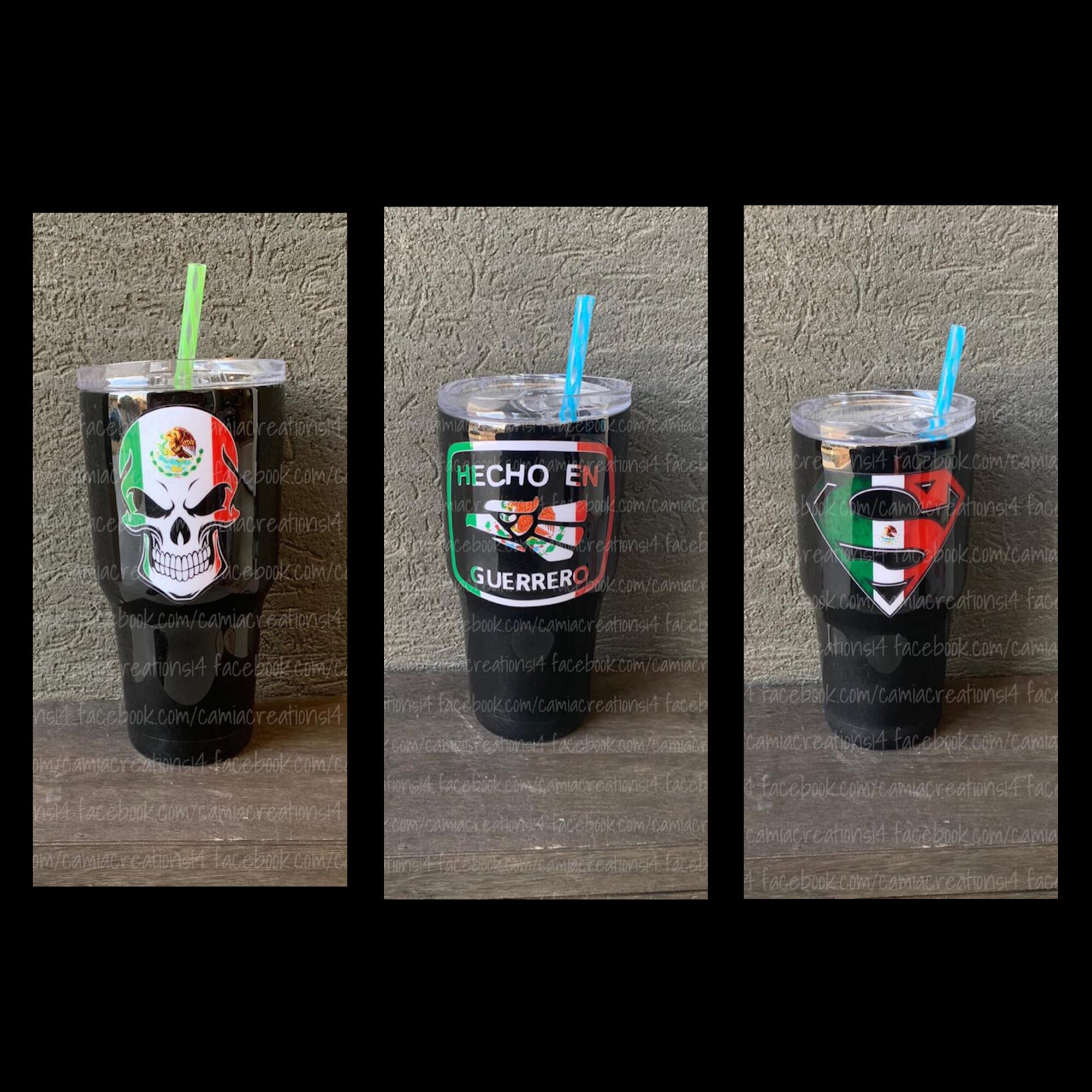 Mexico Tumbler Hecho en Mexico Personalized Tumblers Mexican Etsy