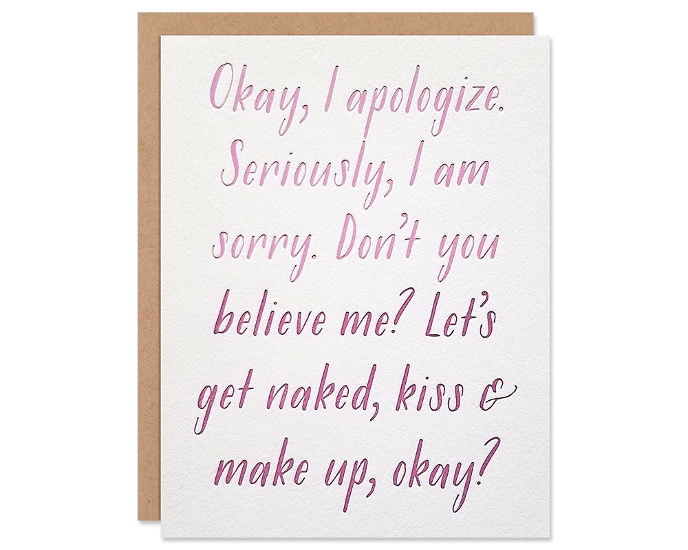 Funny Apology Card I Am Sorry Troubled Relationship Card Etsy Funny Apology Card I Am Sorry Troubled Relationship Card Etsy