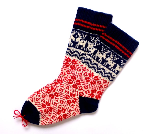 Wollsocken weihnachten Clearance