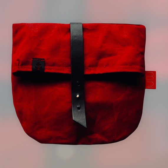 Bum bag red color Uxcell Fanny Pack, Waterproof Belt Bag Crossbody Bum Bag for  main image 4
