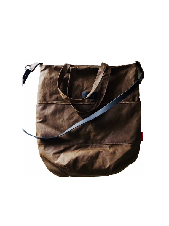 oilskin messenger bag