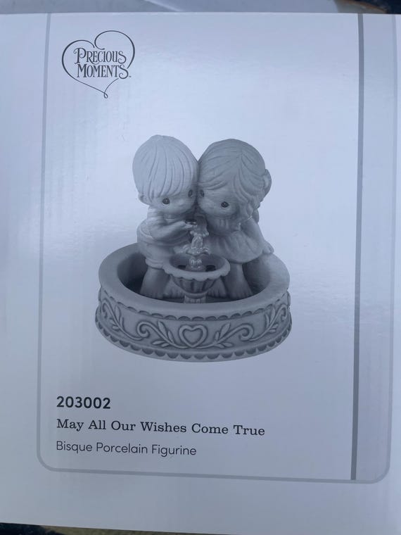 Precious Moments  Figurine " May All Your Wishes Come True " New Retired!