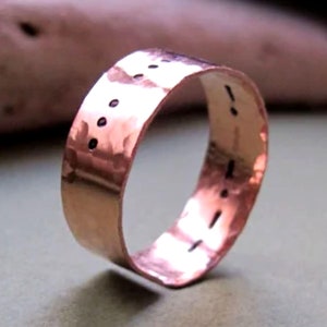 Personalized Morse Code Ring Secret Word Engraved Ring Engraved Name Date Ring Morse Code Jewelry Gift for him or her Boyfriend Gift