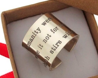 Inspirierendes Geschenk - Zitat Ring