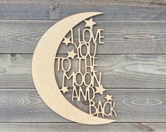moon wall decor nursery