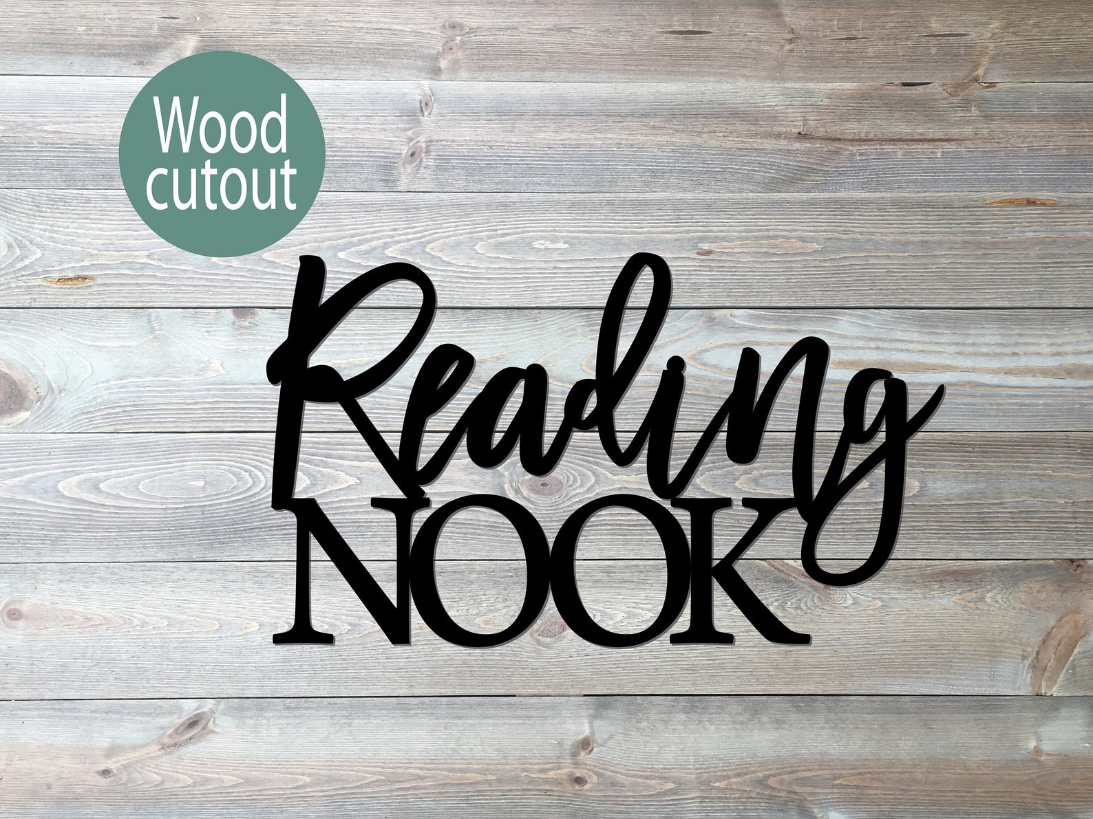 Reading nook wood sign playroom wall decor reading corner ...