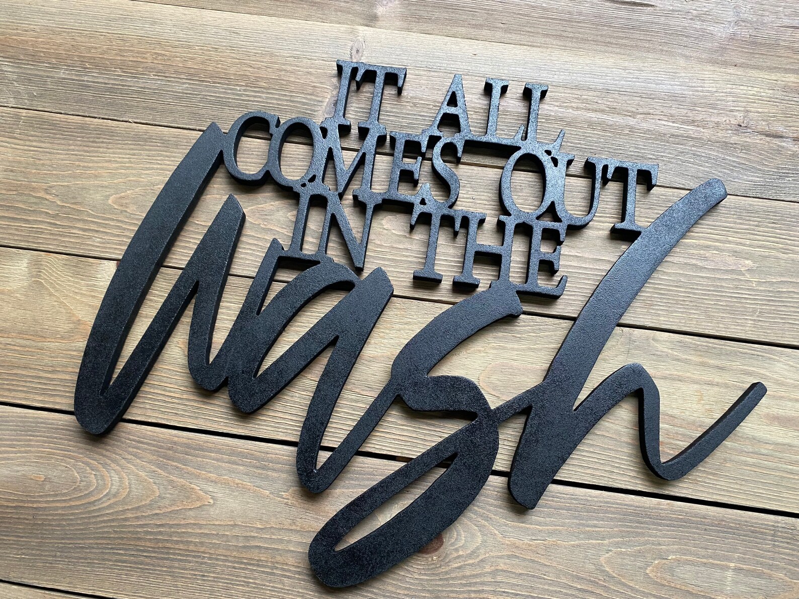 It all comes out in the wash wall decor wall sign laundry room Etsy