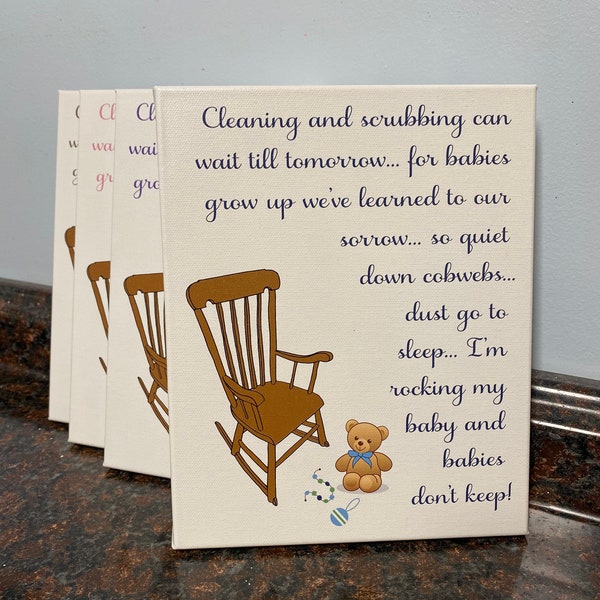 The Cleaning and Scrubbing Poem Etsy