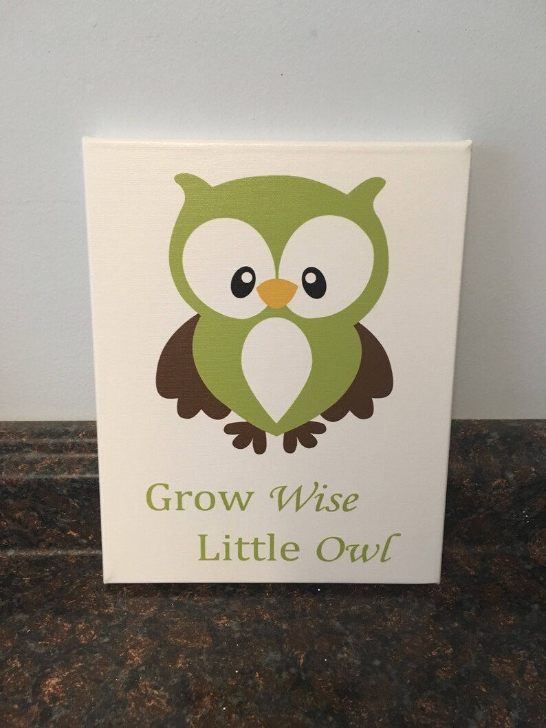 Woodland animals nursery wall decor fox nursery owl nursery Etsy