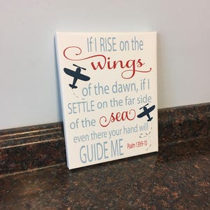 airplane nursery airplane wall decor airplane plane decor airplane wall art navigation wall decor airplane psalm 139:9-10 scripture boy room