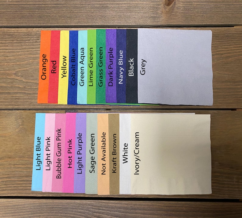 May include: A color chart of paper samples for crafting and scrapbooking. The colors include orange, red, yellow, cobalt blue, green aqua, lime green, grass green, dark purple, navy blue, black, grey, light blue, light pink, bubble gum pink, hot pink, light purple, sage green, not available, kraft brown, white, and ivory/cream.