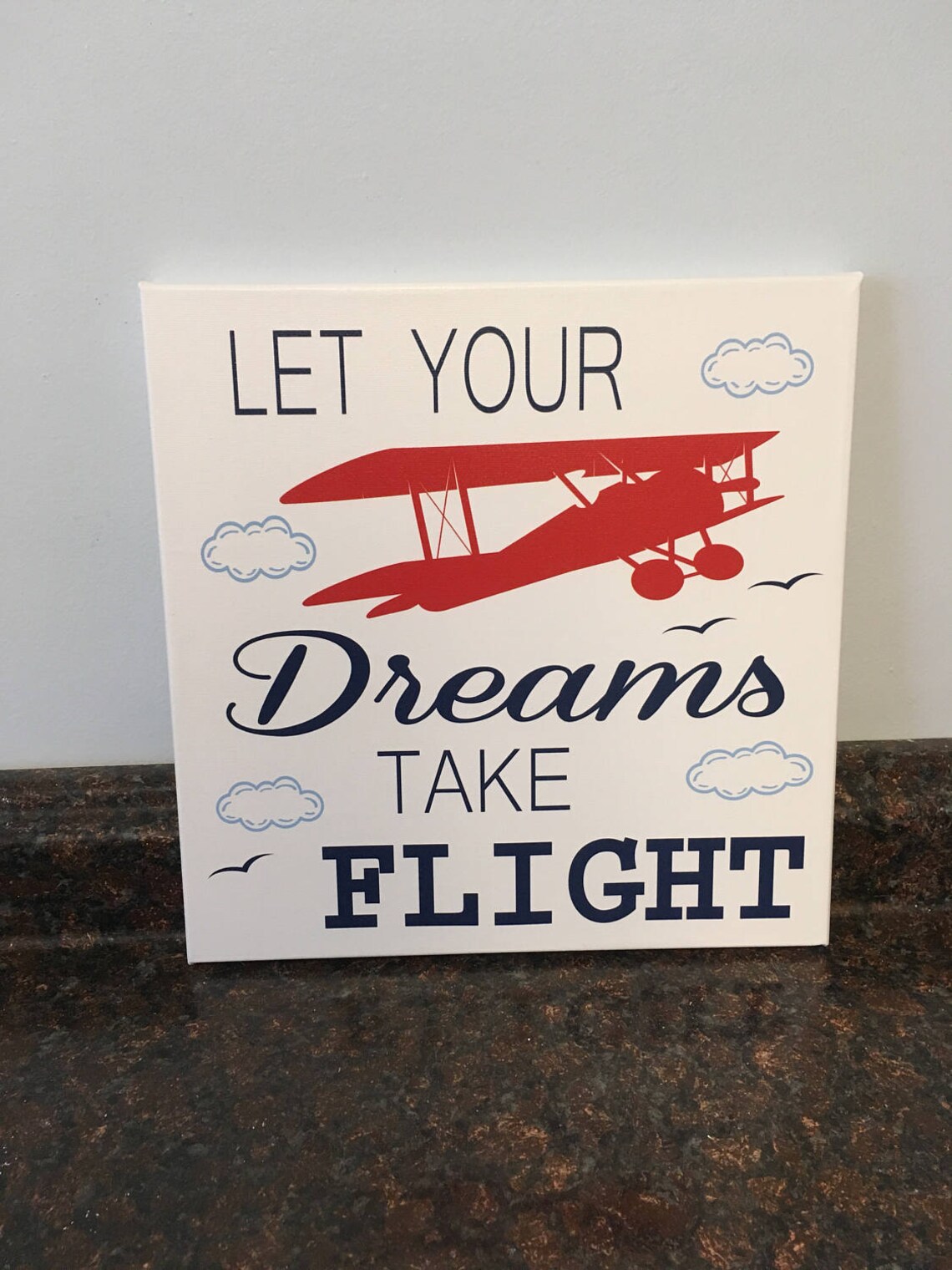 Airplane Nursery Airplane Wall Decor Boy Airplane Room Etsy