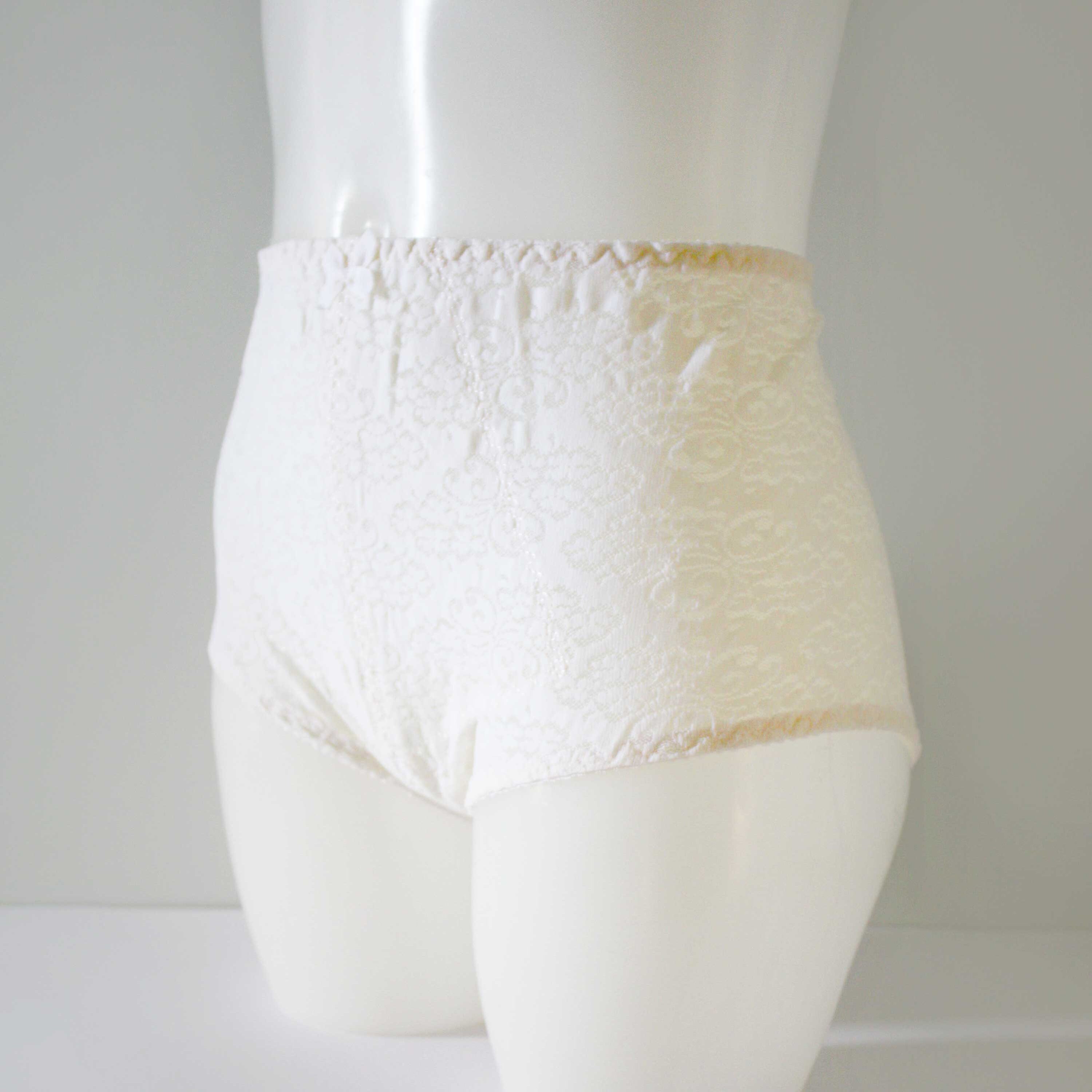 Vintage Highwaist Lace Panties White 1960s Lace Panties Etsy UK