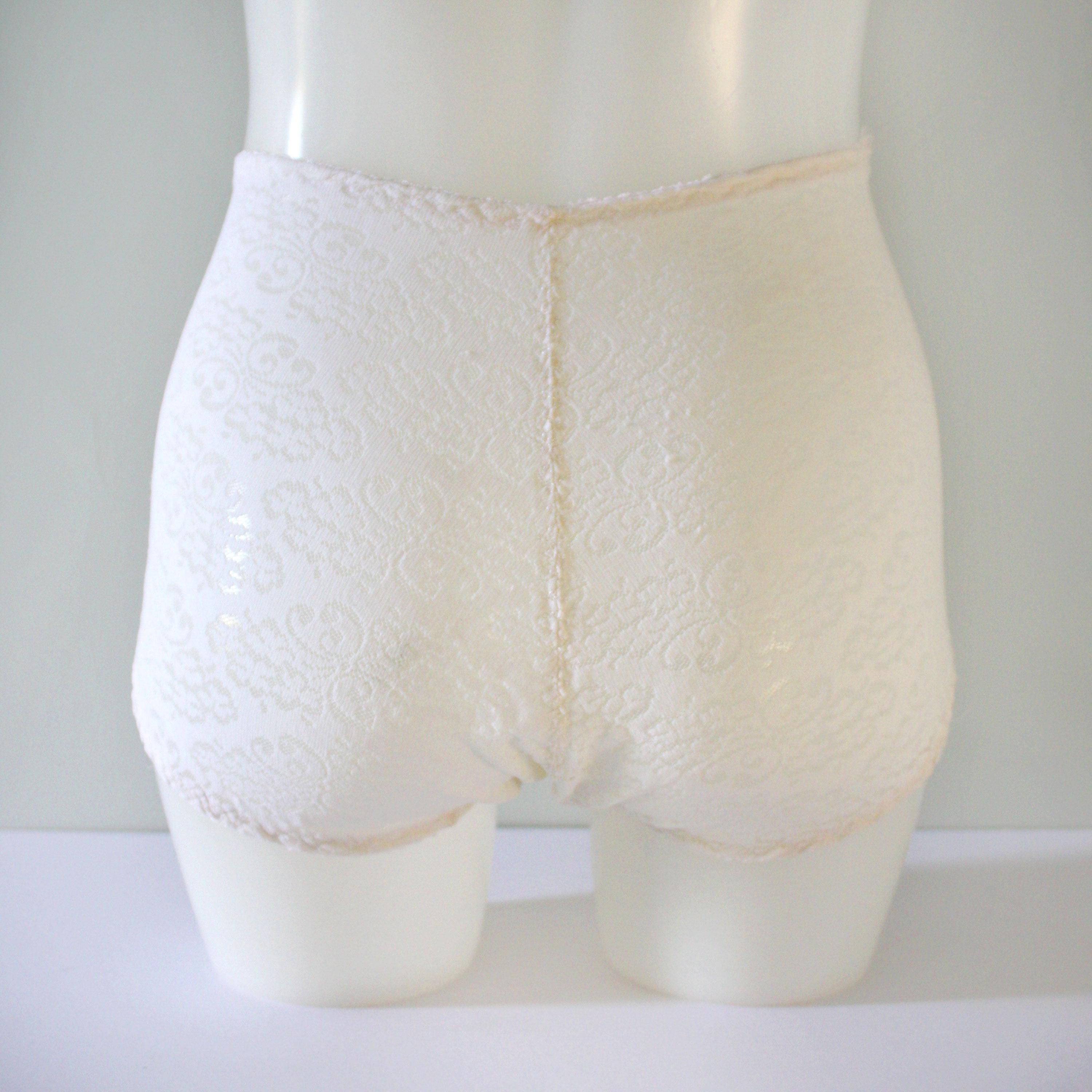 Vintage Highwaist Lace Panties White 1960s Lace Panties Etsy UK