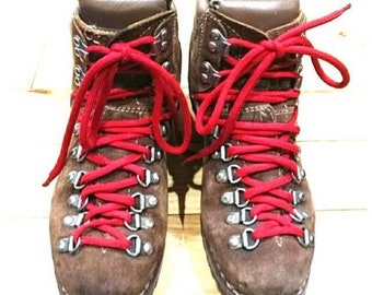 classic hiking boots red laces