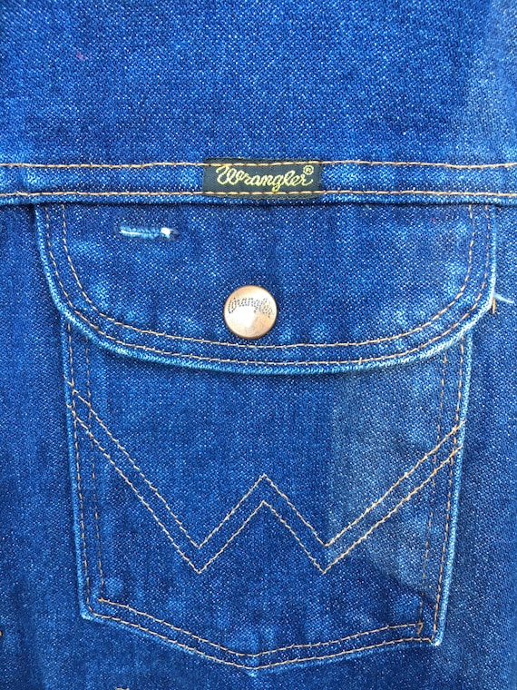 Vintage wrangler denim jacket 70’s