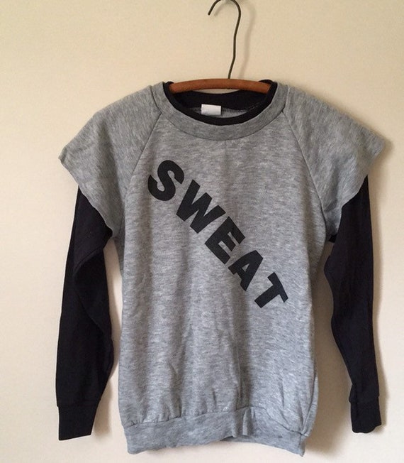 80's flashdance sweatshirt dress