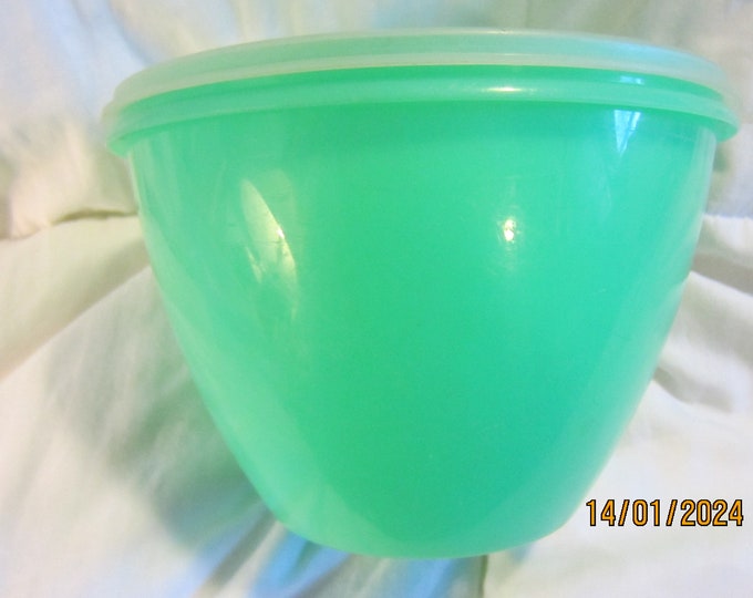 Tupperware Crispit Lettuce Keeper 679 Complete W/lid, Spike, Jadite Green Made in USA Etsy