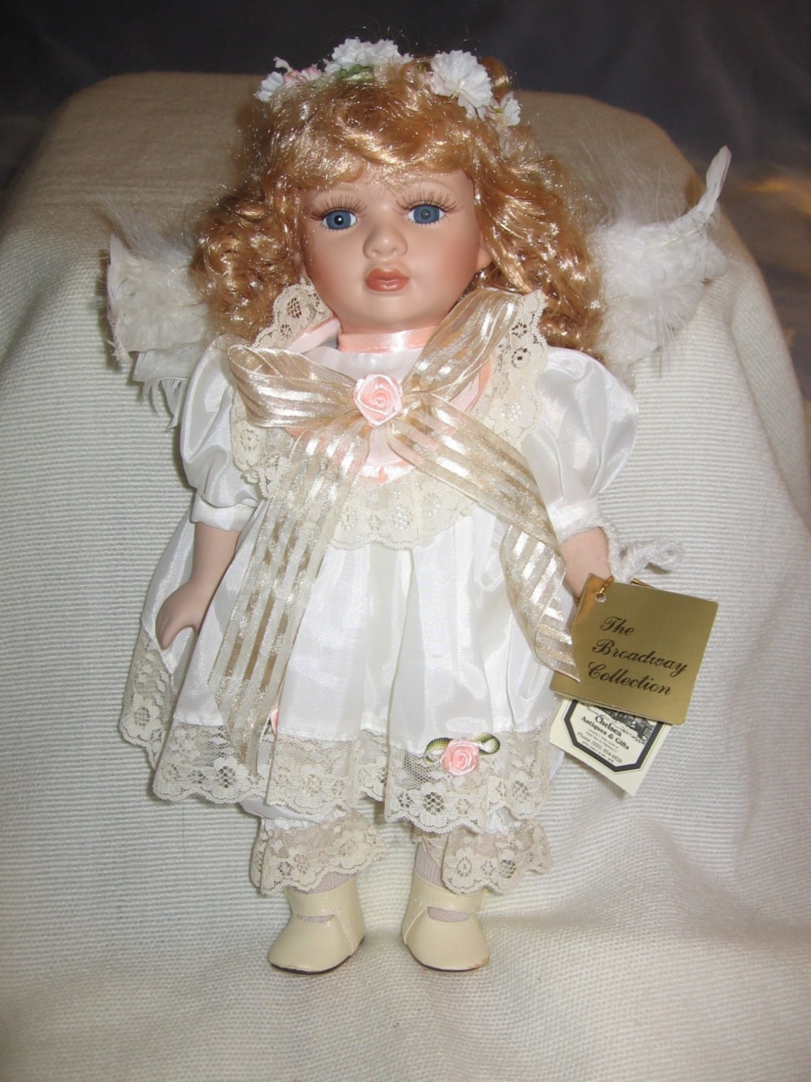 Christmas Angel Doll Bisque Porcelain Head Hands & Feet Etsy