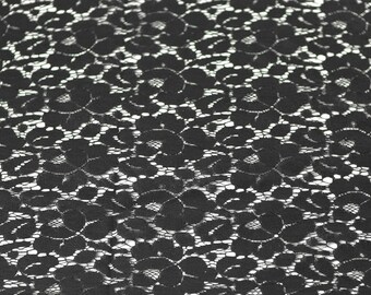 black lace material