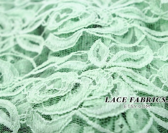 mint green lace