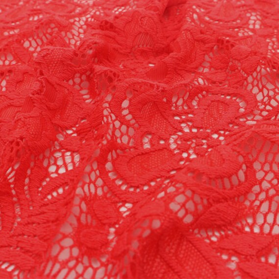 Nylon stretch on sale lace fabric