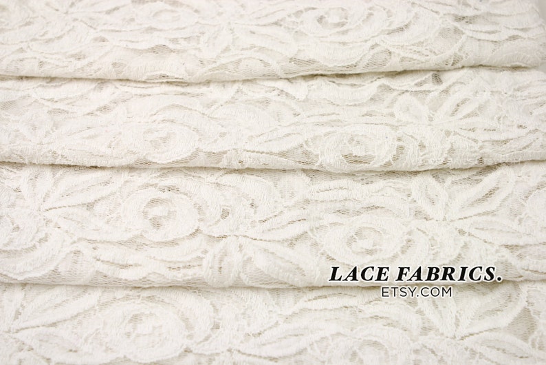 White lace material Clearance