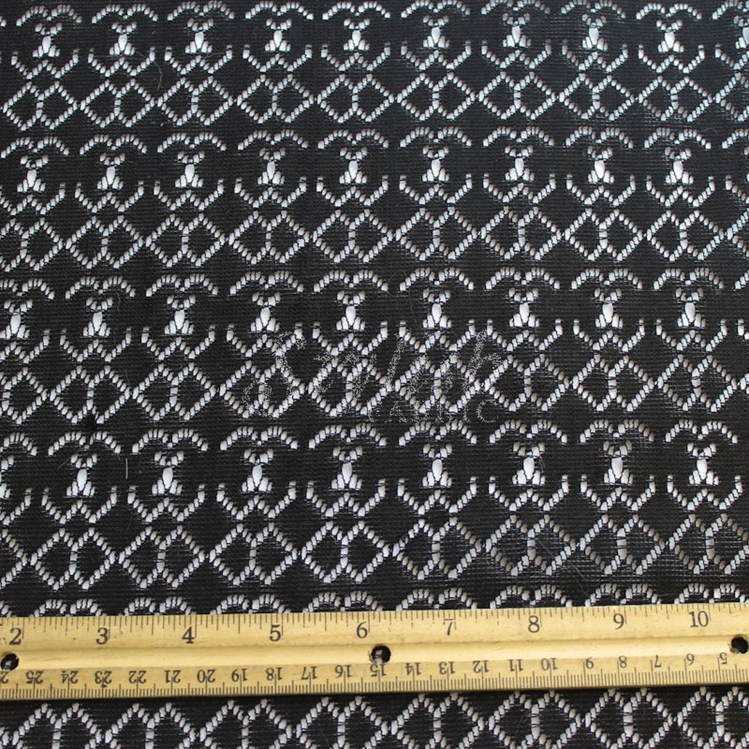 African Stretch Lace Fabric Black Lace Fabric by the Yard - Etsy
