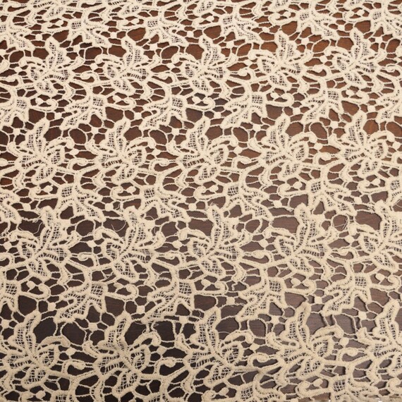scalloped lace fabric by the yard