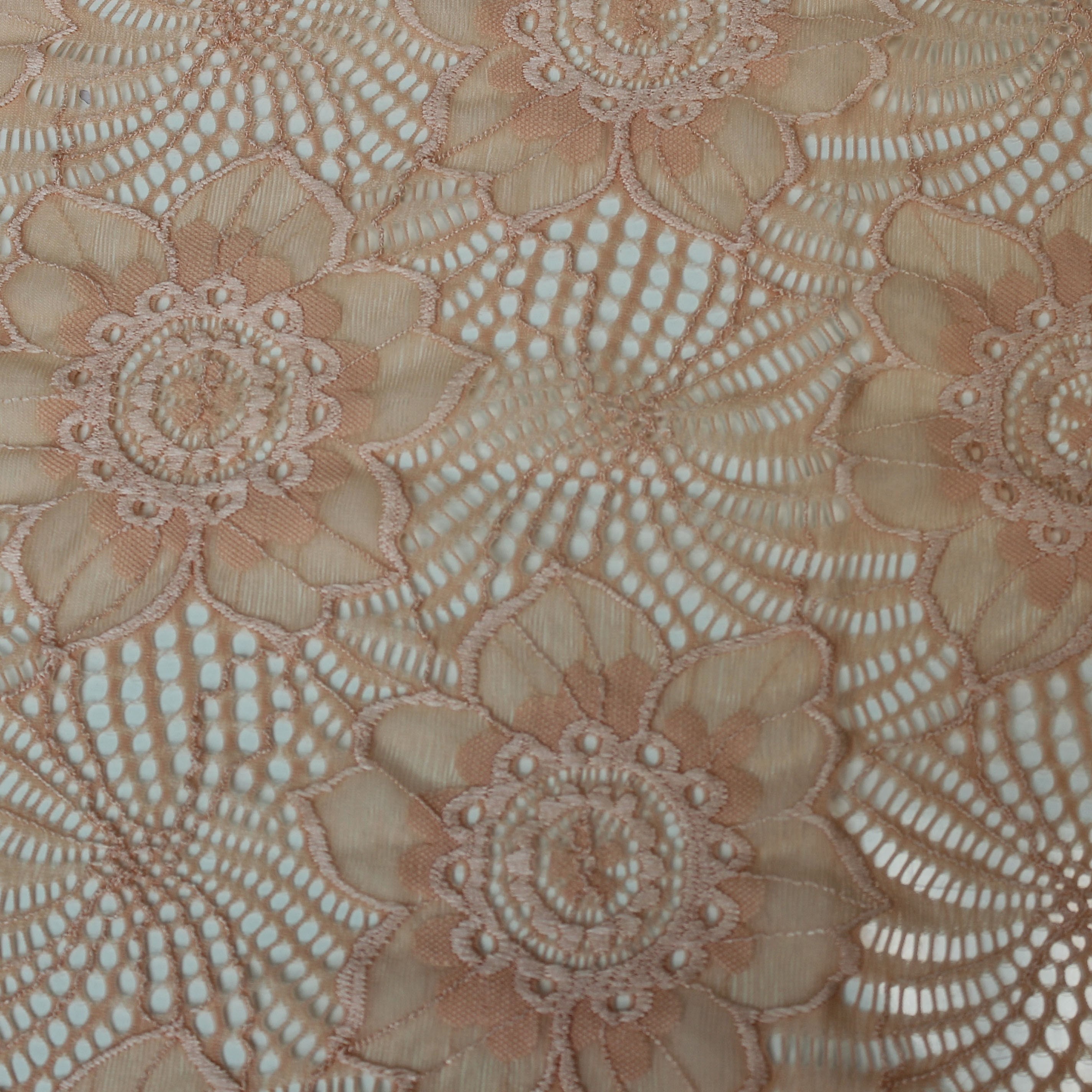 Francine Floral Illusion Pattern Stretch Lace Fabric by the Yard Style 643 Francine Floral Illusion Pattern Stretch Lace Fabric by the Yard Style 643