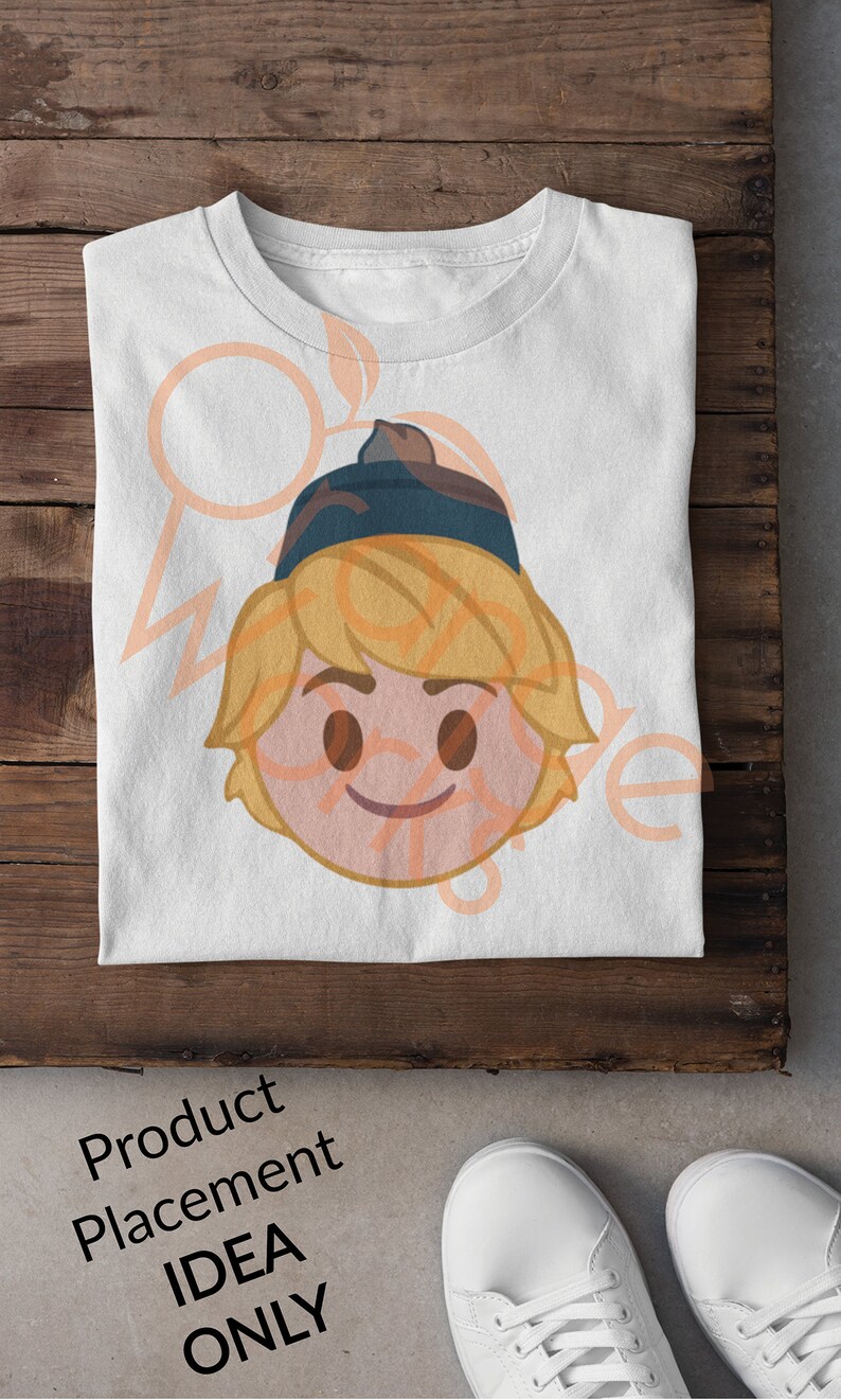 Kristoff SVG PNG JPEG Printable Cut File Instant | Etsy
