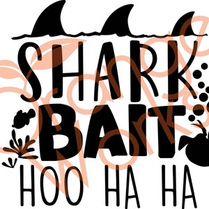 Shark Bait Cut file SVG, Finding Nemo, Cutfile ,gift, present