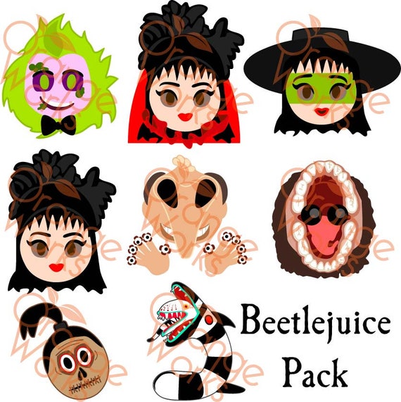 Beetlejuice Pack SVG PNG JPEG Instant Download Cut File Etsy Ireland