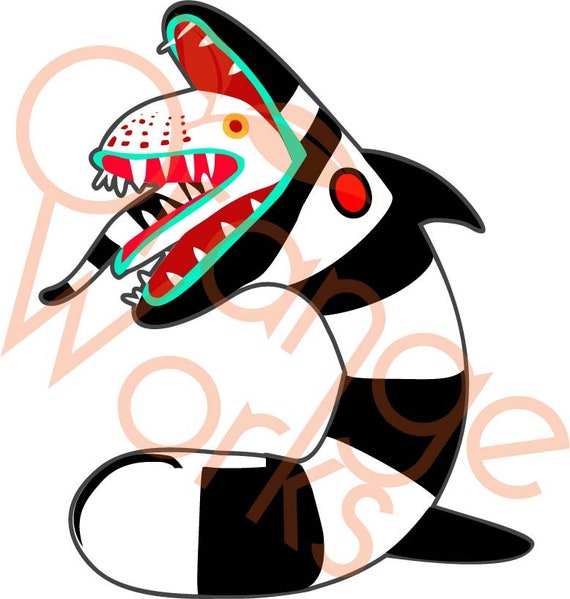 Beetlejuice Sandworm SVG PNG JPEG Instant Download Cut | Etsy