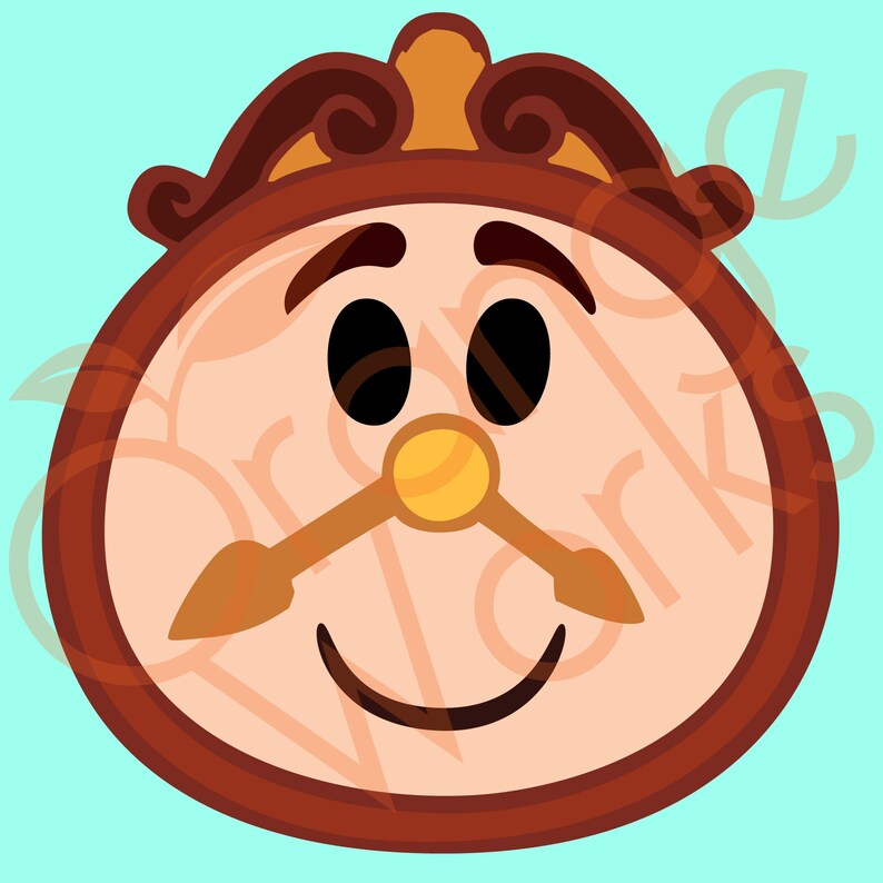 Download Emoji Cogsworth Printable Cuttable File SVG PNG JPEG dxf ...