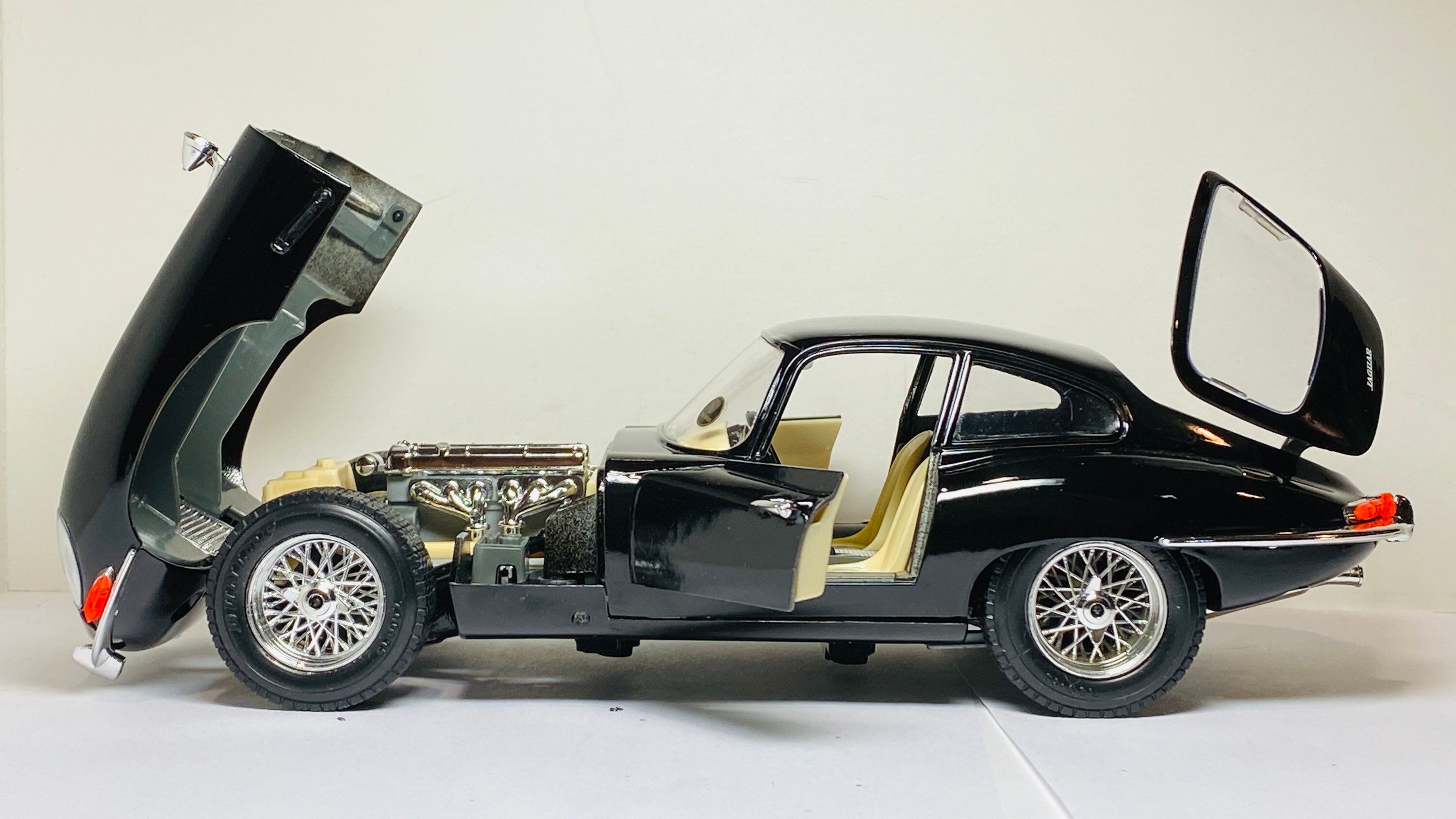 Jaguar 1/18 diecast car XKE Coupe metal car model car vintage Etsy