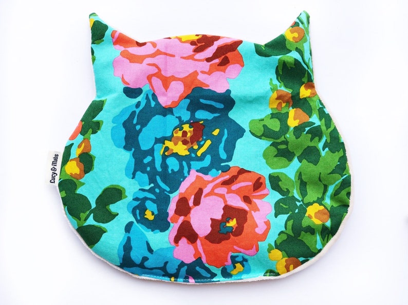 CRAMPS Cat Shaped Heating Pad Cotton and Bamboo Velour Etsy