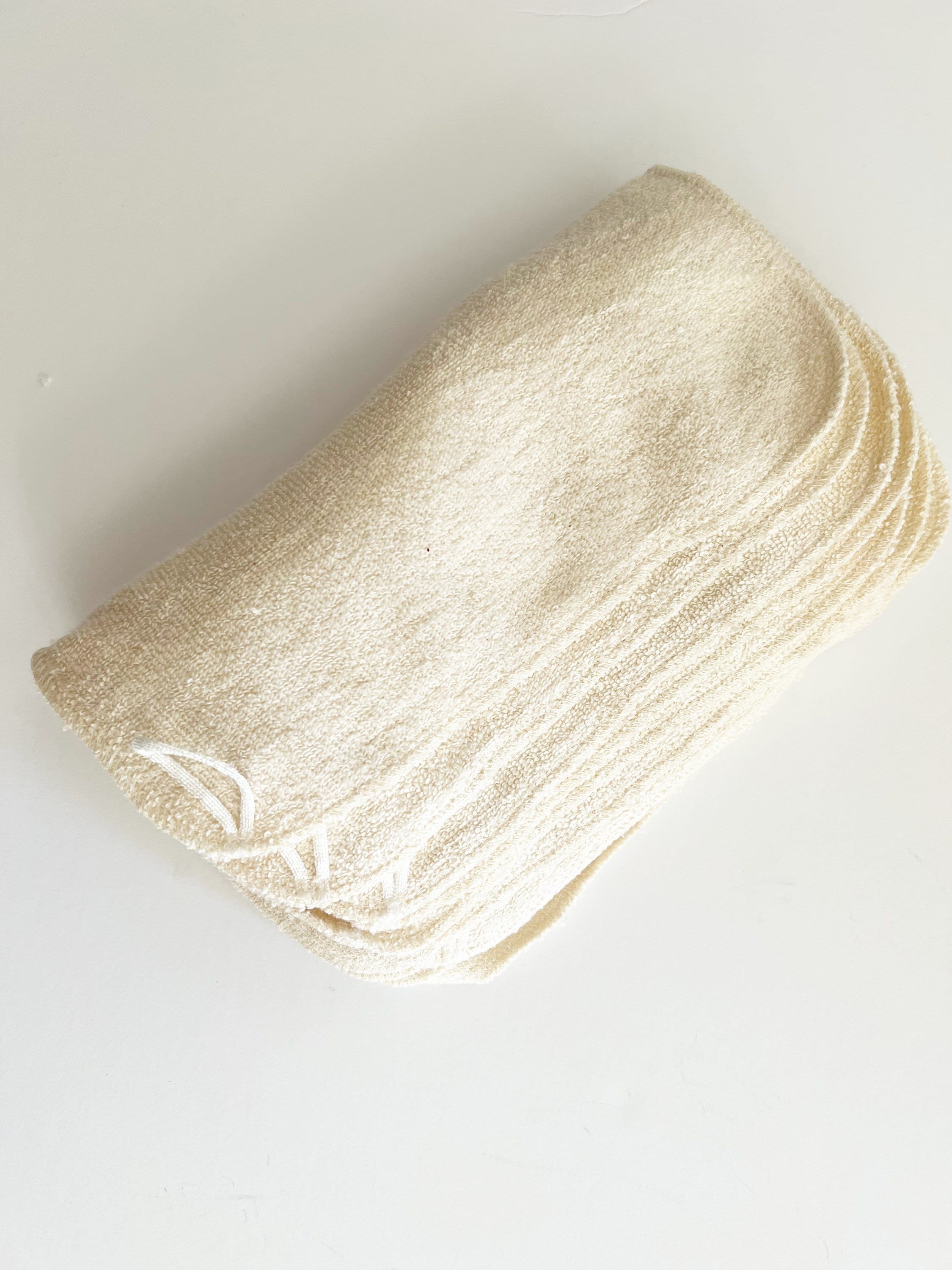 Organic Cotton terry unpaper towels Washcloth Set of TEN, fabric wipes, facecloths, reusable wipes, 10 by 12
