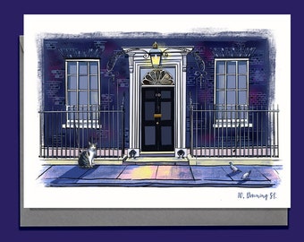 10 Downing Street Blank Card